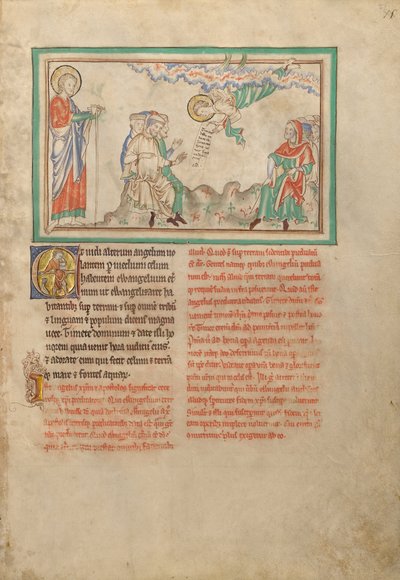 An Angel with the Eternal Gospel by Unbekannt Unbekannt